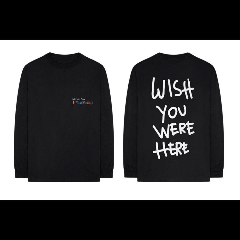 GREETINGS FROM L/S T-SHIRT SIZE M